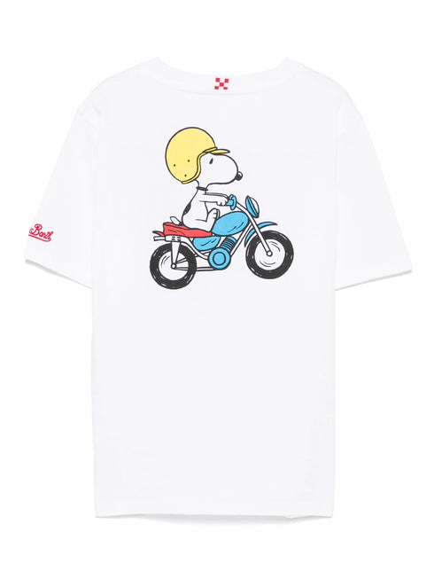 MC2 SAINT BARTH SNOOPY CROSS T-SHIRT